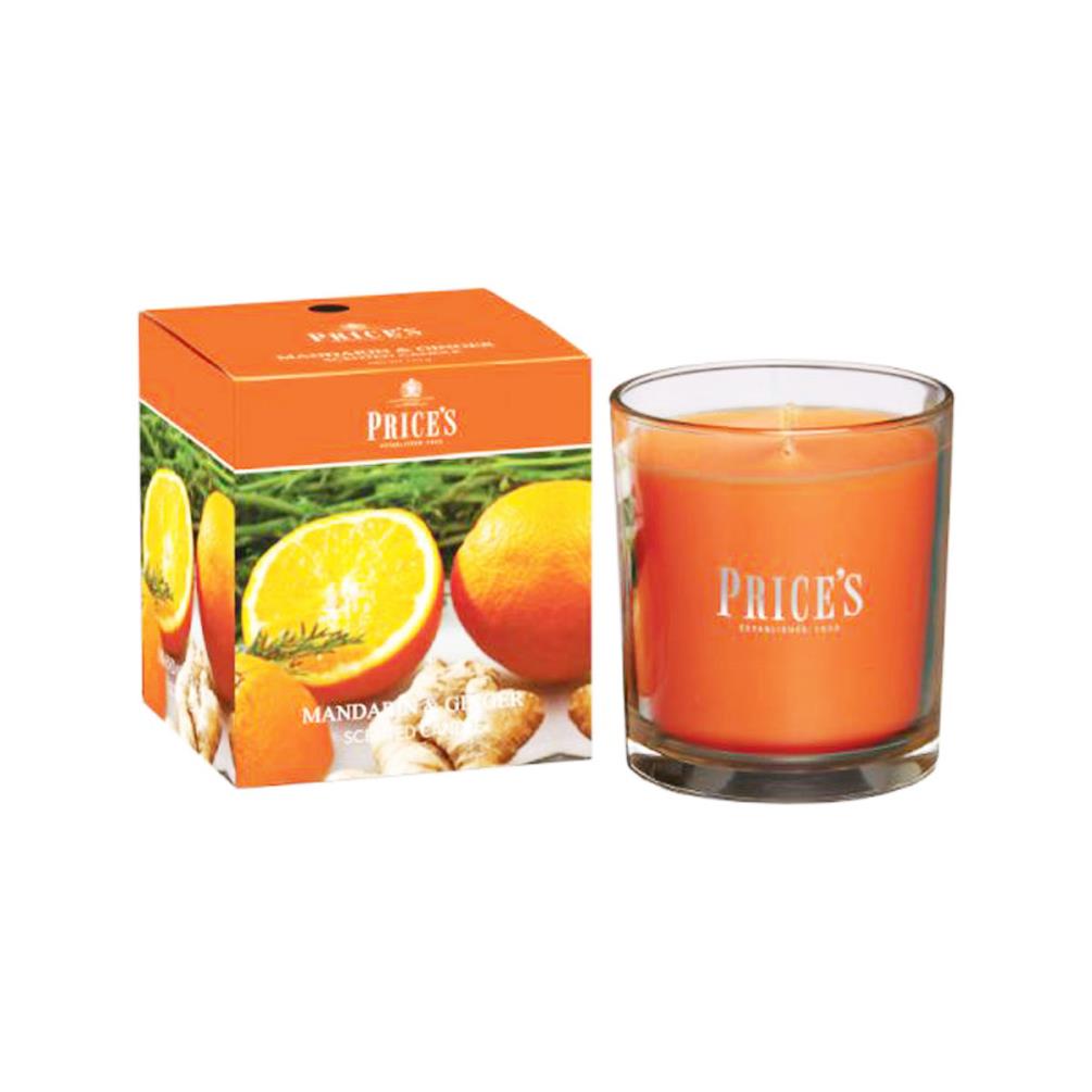 Price's Jar Mandarin & Ginger Boxed Small Jar Candle Extra Image 1